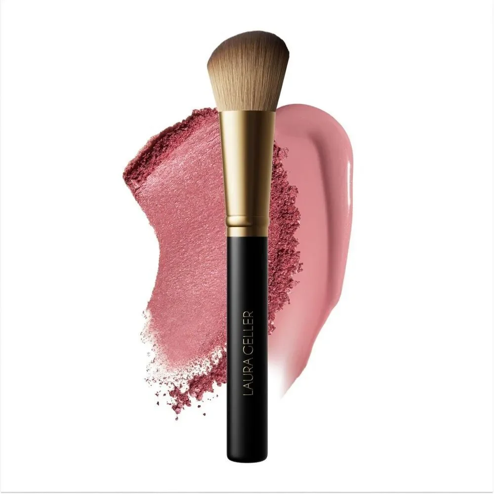 Laura geller Angled Blush Brush with Black Wooden Handle & Dense Bristles